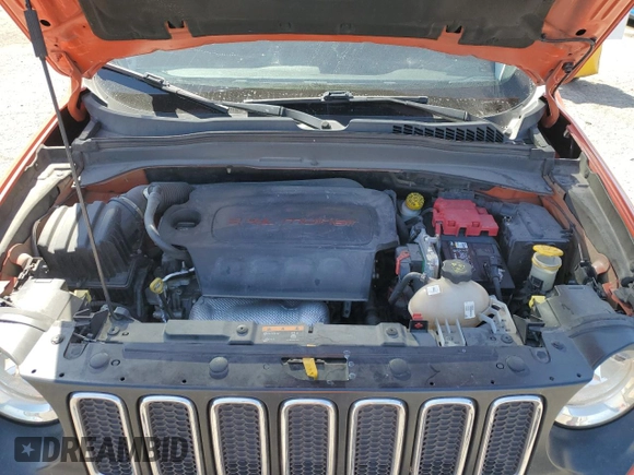 2018 Jeep Renegade Latitude with VIN ZACCJABB6JPJ26712, listed as a Copart auction lot 52112045 with 135,684 mi miles and Salvage Title. Bid and sale history available at carsss.com. Image 12.