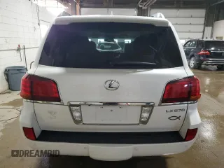 2011 Lexus LX 570 with VIN JTJHY7AX4B4073980, listed as a Copart auction lot 48960425 with 201,143 mi miles and Clean Title. Bid and sale history available at DreamBid. Image 6.