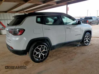 2025 Jeep Compass Limited with VIN 3C4NJDCN5ST584600, listed as a Copart auction lot 64400085 with 5,229 mi miles and Clean title. Bid and sale history available at DreamBid. Image 3.