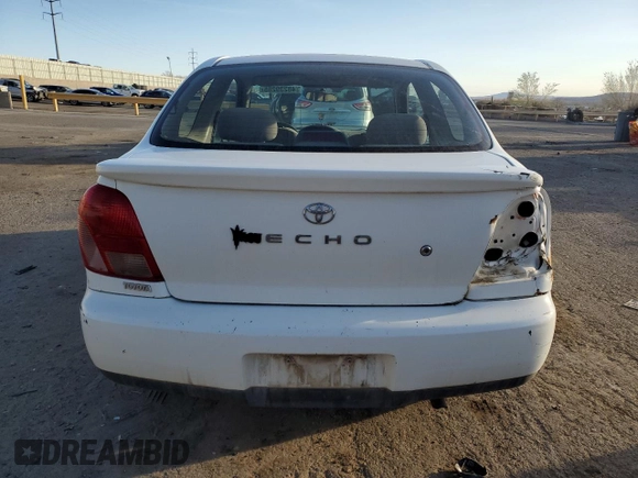 2002 Toyota ECHO with VIN JTDAT123320241627, listed as a Copart auction lot 48239285 with 240,650 mi miles and Salvage Title. Bid and sale history available at DreamBid. Image 6.