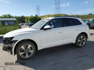 2020 Audi Q5 Premium with VIN WA1ANAFY5L2108397, listed as a Copart auction lot 62962725 with 47,467 mi miles and Salvage title. Bid and sale history available at DreamBid. Image 1.