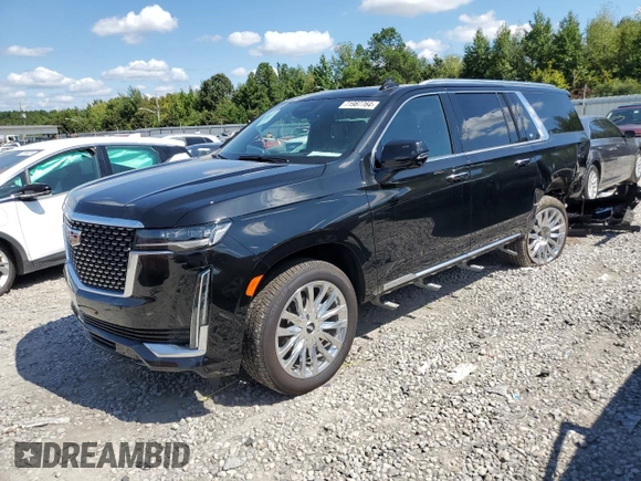 2023 Cadillac Escalade ESV 4WD Premium Luxury z VIN 1GYS4KKL3PR555217, wystawiony jako Copart lot #71987764 z przebiegiem 2 891 mil mil oraz Szkoda całkowita • Salvage title. Historia ofert i sprzedaży dostępna na DreamBid. Obrazek 1.