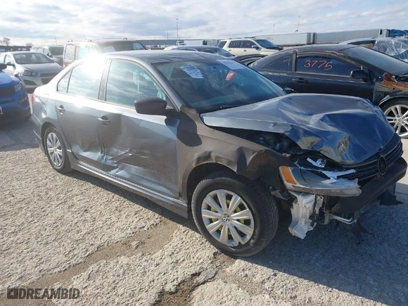 2014 Volkswagen Jetta Sedan S with VIN 3VW2K7AJ6EM408474, listed as a IAAI auction lot 40020302 with NaN miles. Bid and sale history available at carsss.com. Image 1.