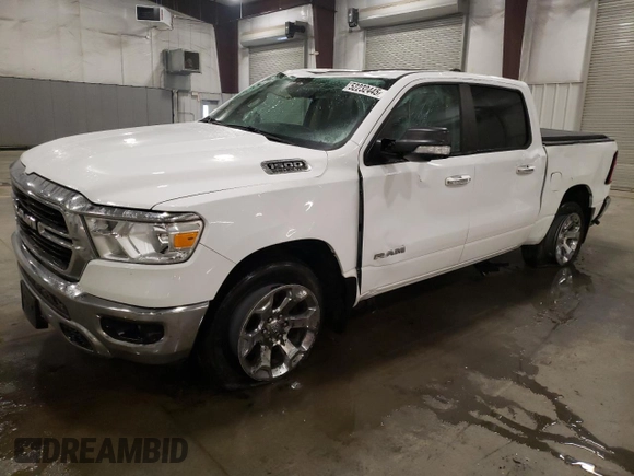 2019 Ram 1500 Big Horn/Lone Star with VIN 1C6SRFFT3KN882572, listed as a Copart auction lot 52232445 with 49,830 mi miles and Salvage Title. Bid and sale history available at carsss.com. Image 1.