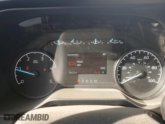 2024 Ford F-250 XL with VIN 1FT7W2BT9RED21292, listed as a Copart auction lot 87669075 with 12,842 mi miles and Salvage title. Bid and sale history available at DreamBid. Image 9.