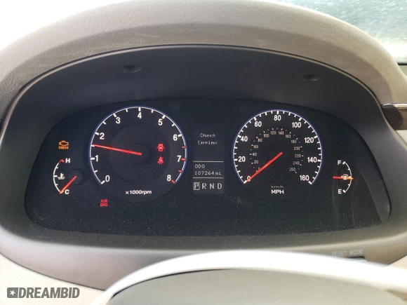 2009 Hyundai Azera GLS with VIN KMHFC46D69A352585, listed as a Copart auction lot 41374665 with 107,264 mi miles and Salvage Title. Bid and sale history available at carsss.com. Image 9.