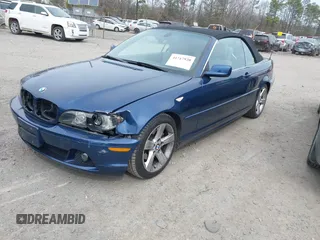 2004 BMW 3 Series 325Ci with VIN WBABW33434PG98463, listed as a IAAI auction lot 41717920 with 83,424 mi miles. Bid and sale history available at carsss.com. Image 2.