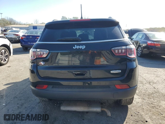 2019 Jeep Compass Altitude with VIN 3C4NJCBB9KT614537, listed as a Copart auction lot 53505475 with 120,623 mi miles and Salvage title. Bid and sale history available at DreamBid. Image 6.