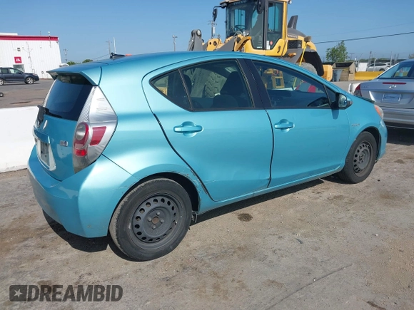 2013 Toyota Prius One with VIN JTDKDTB38D1037187, listed as a IAAI auction lot 42152202 with 157,413 mi miles and . Bid and sale history available at DreamBid. Image 4.