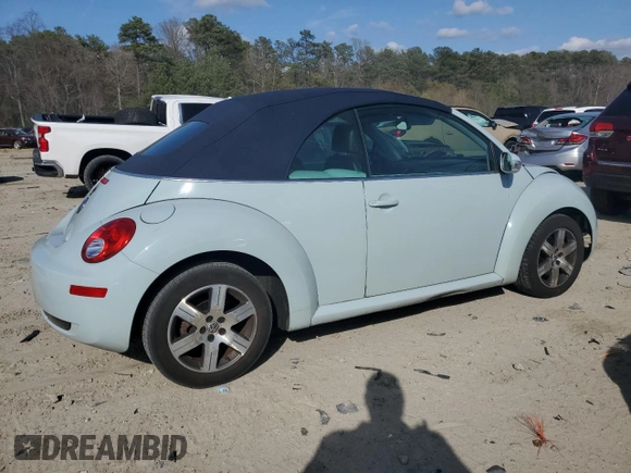 2006 Volkswagen Beetle z VIN 3VWRF31YX6M332610, wystawiony jako Copart lot #51357565 z przebiegiem 163 314 mil mil oraz Szkoda całkowita • Salvage title. Historia ofert i sprzedaży dostępna na DreamBid. Obrazek 3.