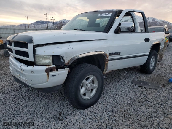 1997 Dodge Ram 1500 with VIN 1B7HF16Y9VJ507503, listed as a Copart auction lot 85145164 with 183,045 mi miles and Salvage Title. Bid and sale history available at carsss.com. Image 1.