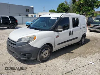 2015 Ram ProMaster City Cargo Tradesman z VIN ZFBERFAT4F6A90448, wystawiony jako Copart lot #63487285 z przebiegiem 168 145 mil mil oraz Szkoda całkowita • Salvage title. Historia ofert i sprzedaży dostępna na DreamBid. Obrazek 1.