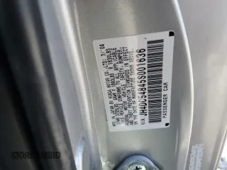 2005 Acura RSX with VIN JH4DC54845S001636, listed as a Copart auction lot 53319145 with 203,867 mi miles and Salvage title. Bid and sale history available at DreamBid. Image 12.