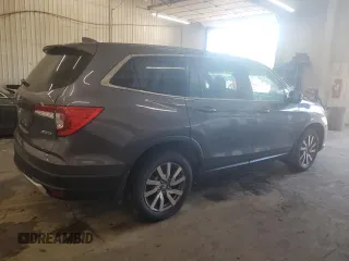 2022 Honda Pilot EX-L with VIN 5FNYF6H53NB098082, listed as a Copart auction lot 57994925 with 44,945 mi miles and Salvage title. Bid and sale history available at DreamBid. Image 3.