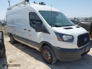 2019 Ford Transit Van with VIN 1FTBW2CM3KKB42223, listed as a IAAI auction lot 41965322 with 140,755 mi miles. Bid and sale history available at carsss.com. Image 1.