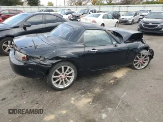 2008 Mazda MX-5 Miata Touring with VIN JM1NC26F080154207, listed as a Copart auction lot 76906044 with 169,602 mi miles and Salvage title. Bid and sale history available at DreamBid. Image 3.