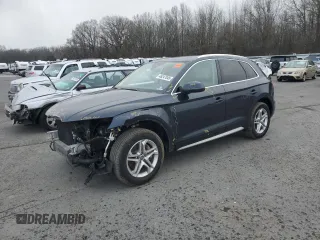 2018 Audi Q5 Premium Plus with VIN WA1BNAFY0J2023405, listed as a Copart auction lot 46247045 with 182,016 mi miles and Salvage title. Bid and sale history available at DreamBid. Image 1.