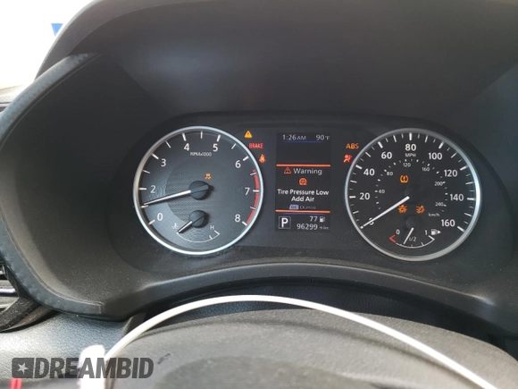 2020 Nissan Sentra S with VIN 3N1AB8BV9LY301210, listed as a Copart auction lot 50958345 with 96,299 mi miles and Salvage Title. Bid and sale history available at DreamBid. Image 9.