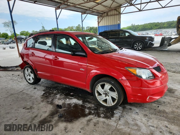 2004 Pontiac Vibe with VIN 5Y2SL64864Z437425, listed as a Copart auction lot 58072795 with 231,569 mi miles and Salvage title. Bid and sale history available at DreamBid. Image 4.