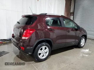 2022 Chevrolet Trax LT with VIN KL7CJPSM7NB518926, listed as a Copart auction lot 42816095 with 6,627 mi miles and Salvage Title. Bid and sale history available at carsss.com. Image 3.