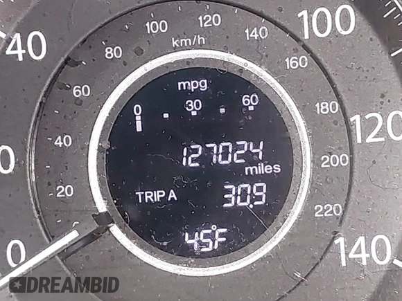 2016 Honda CR-V LX with VIN 2HKRM4H35GH637934, listed as a IAAI auction lot 41722083 with 127,024 mi miles. Bid and sale history available at carsss.com. Image 7.