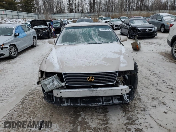1995 Lexus LS 400 z VIN JT8UF22E2S0021180, wystawiony jako Copart lot #41846845 z przebiegiem 115 126 mil mil oraz Czysty tytuł • Clean title. Historia ofert i sprzedaży dostępna na DreamBid. Obrazek 5.