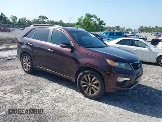 2011 Kia Sorento SX with VIN 5XYKW4A25BG134143, listed as a IAAI auction lot 42825018 with 172,751 mi miles and . Bid and sale history available at DreamBid. Image 1.