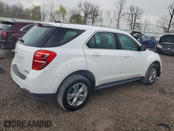 2016 Chevrolet Equinox LS with VIN 2GNFLEEK6G6339248, listed as a Copart auction lot 55326765 with 99,381 mi miles and Salvage Title. Bid and sale history available at DreamBid. Image 3.