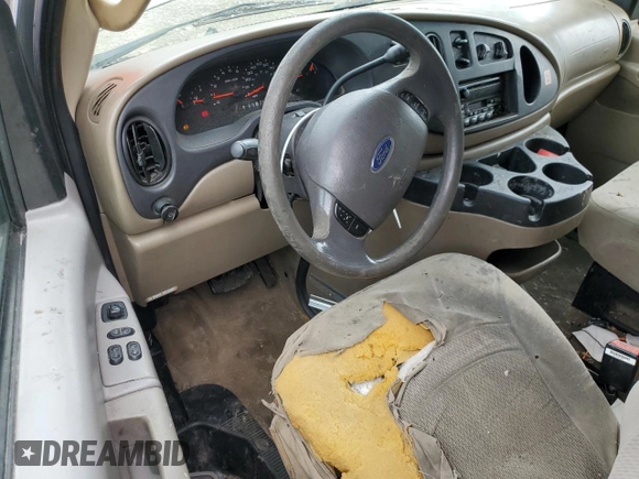 2006 Ford Econoline Passenger XL with VIN 1FBNE31L56HA16906, listed as a Copart auction lot 55937755 with 216,416 mi miles and Salvage title. Bid and sale history available at DreamBid. Image 8.