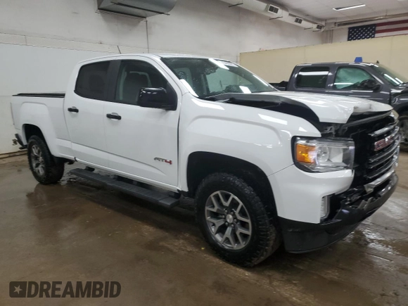 2022 GMC Canyon 4WD AT4 w/Cloth with VIN 1GTG6FEN0N1224911, listed as a Copart auction lot 46490065 with 90,421 mi miles and Clean Title. Bid and sale history available at carsss.com. Image 4.