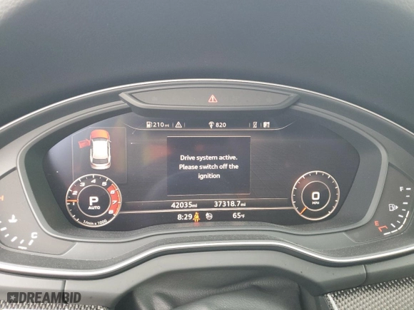 2019 Audi SQ5 Prestige with VIN WA1C4AFY1K2088255, listed as a Copart auction lot 80558084 with 42,035 mi miles and Salvage Title. Bid and sale history available at carsss.com. Image 9.