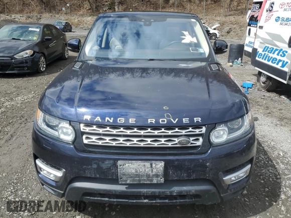 2017 Land Rover Range Rover Sport HSE with VIN SALWR2FVXHA154227, listed as a Copart auction lot 52236065 with 60,604 mi miles and Clean Title. Bid and sale history available at carsss.com. Image 5.