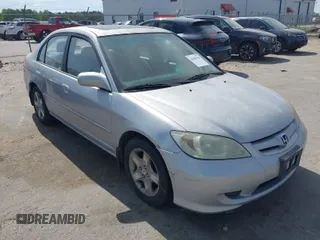 2004 Honda Civic EX with VIN 2HGES26754H527762, listed as a IAAI auction lot 42080420 with 195,060 mi miles and . Bid and sale history available at DreamBid. Image 1.