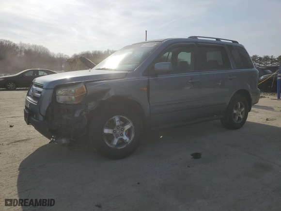 2007 Honda Pilot EX with VIN 2HKYF18437H501248, listed as a Copart auction lot 49232065 with 211,268 mi miles and Salvage Title. Bid and sale history available at carsss.com. Image 1.