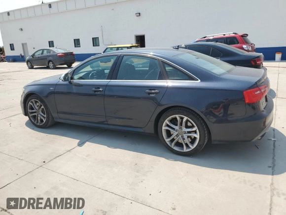 2013 Audi S6 Prestige with VIN WAUF2AFC6DN128504, listed as a Copart auction lot 61459994 with 116,393 mi miles and Salvage Title. Bid and sale history available at carsss.com. Image 2.
