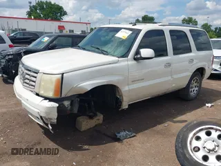 2003 Cadillac Escalade z VIN 1GYEK63N43R166347, wystawiony jako IAAI lot #42377612 z przebiegiem 255 892 mil mil oraz . Historia ofert i sprzedaży dostępna na DreamBid. Obrazek 2.