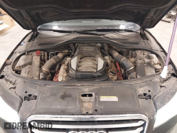 2011 Audi A8 with VIN WAURVAFD1BN016929, listed as a IAAI auction lot 42144918 with 171,874 mi miles and . Bid and sale history available at DreamBid. Image 10.