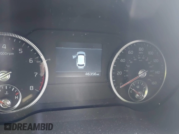 2022 Kia Telluride S with VIN 5XYP6DHCXNG307597, listed as a IAAI auction lot 42443135 with 46,356 mi miles and . Bid and sale history available at DreamBid. Image 7.