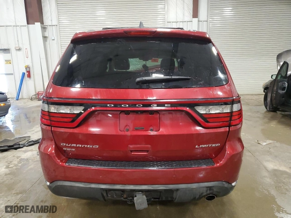 2014 Dodge Durango Limited with VIN 1C4RDJDG3EC279152, listed as a Copart auction lot 43784295 with 0 mi miles and Non Repairable. Bid and sale history available at carsss.com. Image 6.