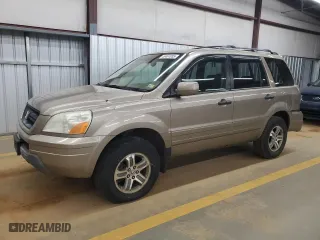 2003 Honda Pilot EX with VIN 2HKYF18503H605358, listed as a Copart auction lot 49461035 with 225,939 mi miles and Salvage Title. Bid and sale history available at carsss.com. Image 1.