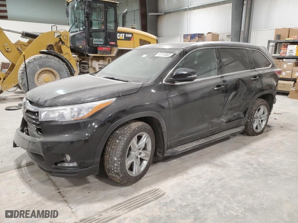 2014 Toyota Highlander Limited with VIN 5TDDKRFH8ES061047, listed as a Copart auction lot 42515065 with 73,036 mi miles and Salvage Title. Bid and sale history available at carsss.com. Image 1.