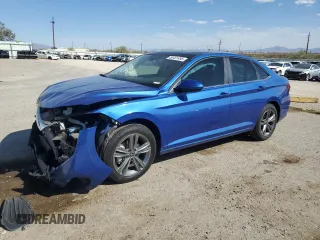 2024 Volkswagen Jetta SE with VIN 3VW7M7BU2RM067475, listed as a Copart auction lot 50451495 with 4,909 mi miles and Salvage title. Bid and sale history available at DreamBid. Image 1.