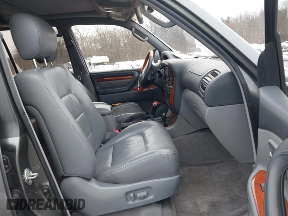 2000 Lexus LX 470 with VIN JT6HT00W9Y0096647, listed as a IAAI auction lot 41376347 with 231,916 mi miles and . Bid and sale history available at DreamBid. Image 5.
