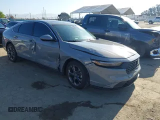 2024 Honda Accord EX-L with VIN 1HGCY2F61RA061766, listed as a IAAI auction lot 42224897 with 34,499 mi miles and . Bid and sale history available at DreamBid. Image 1.