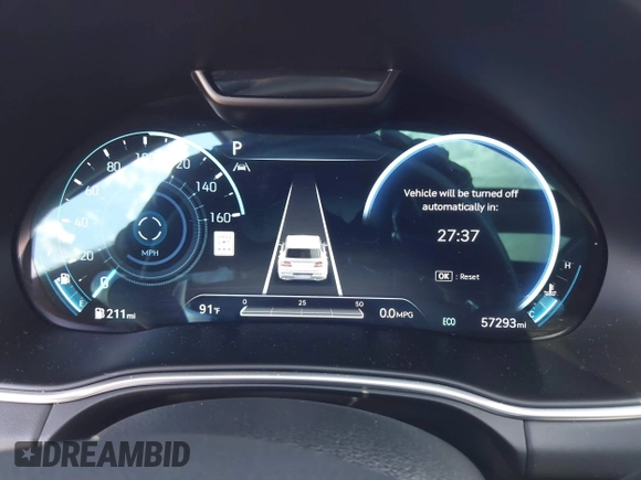 2022 Genesis GV80 Advanced Plus с VIN KMUHCESC8NU094592, выставлен на аукционе IAAI как лот 42554835 с пробегом 57 293 миль миль и . История ставок и продаж доступна на DreamBid. Изображение 7.