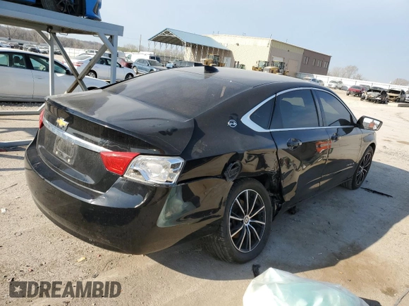 2017 Chevrolet Impala LS with VIN 2G11X5SA2H9172351, listed as a Copart auction lot 50820835 with 175,194 mi miles and Salvage title. Bid and sale history available at DreamBid. Image 3.