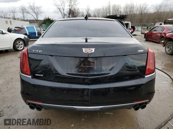 2017 Cadillac CT6 AWD with VIN 1G6KB5RS8HU195910, listed as a Copart auction lot 85089084 with 69,342 mi miles and Salvage title. Bid and sale history available at DreamBid. Image 6.