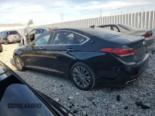 2016 Hyundai Genesis 3.8L with VIN KMHGN4JE0GU128559, listed as a Copart auction lot 70786924 with 84,452 mi miles and Salvage Title. Bid and sale history available at carsss.com. Image 2.