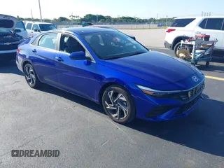 2024 Hyundai Elantra SEL with VIN KMHLS4DG6RU815603, listed as a IAAI auction lot 42299061 with 1,193 mi miles and . Bid and sale history available at DreamBid. Image 1.