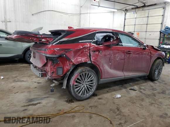 2024 Lexus RX with VIN 2T2BAMCA7RC059871, listed as a Copart auction lot 84536274 with 0 mi miles and Salvage Title. Bid and sale history available at carsss.com. Image 3.